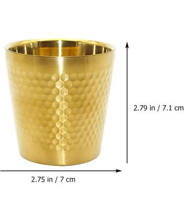 FRCOLOR 7DISS Short Cup Stainless Steel Razor Mug - Shaving Foam Shell Tool Set (304 7.1x7cm 7pcs) - International Shipping Available - Buy Online on GoSupps.com