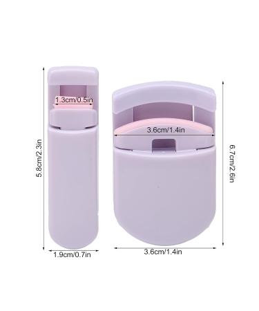 2-Part Sweet Eyelash Set - Portable Wide Angle Mini Curlers for Professional Lifting & Delicate Eyelashes (Violet) - Travel-Friendly Tool - Buy Online on GoSupps.com