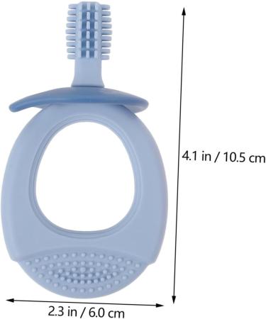 Tovinanna Silicone Toothbrush Set for Kids | 4 Pack Child-Friendly Oral Care & Chew Toys | Food-Grade Safety - Buy Online on GoSupps.com