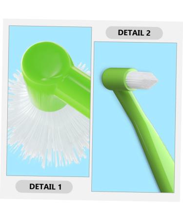 Ultechnovo Double-Sided Travel Toothbrush Set - 4 Wear-Resistant Conical Brushes for On-the-Go Oral Care - Buy Online on GoSupps.com