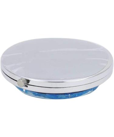 GlassOfVenice Murano Glass Millefiori Folding Compact Mirror - Aqua Silver - Buy Online on GoSupps.com