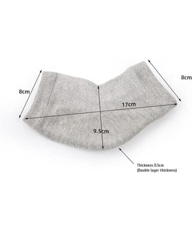 Buy 4 Pairs Gel Heel Socks - Moisturizing Spa Socks for Soft Smooth Skin | Comfort Day & Night Care - Buy Online on GoSupps.com