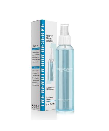 Quick Makeup Brush Cleaner Spray for Women and Girls - No-Wash Deep Cleaning Solution (150ml/5fl.oz) - Buy Online on GoSupps.com