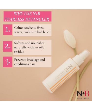N+B Tearless Collection | Gentle Tear Free Formula | Safe for All Ages | Certified Organic Ingredients | USA Made (Detangler) - Buy Online on GoSupps.com