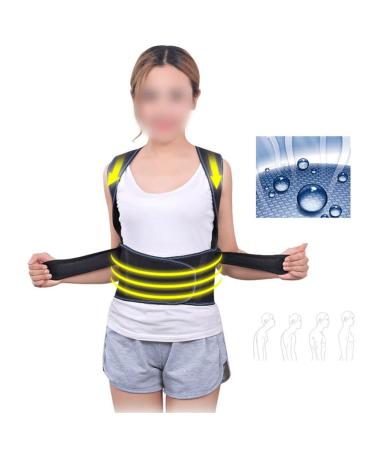 Buy Black XL Neoprene Orthopedic Back Lollipop Vest - Backrest Belt Corset for Pain Relief | International Shipping Available - Buy Online on GoSupps.com