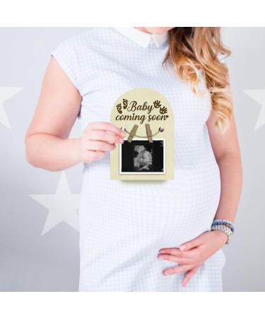 Buy Nbeads Sonogram Picture Frame - 18x12.5cm Baby Footprints & Handprints Pregnancy Announcement Gift for First-Time Mothers - Buy Online on GoSupps.com