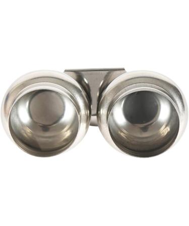 Stainless Steel Palette Cups - Large Double Dipper Clip Pots with Lid | Travel Portable Paint Cleaning Container for Multitude of Paint Types - Buy Online on GoSupps.com
