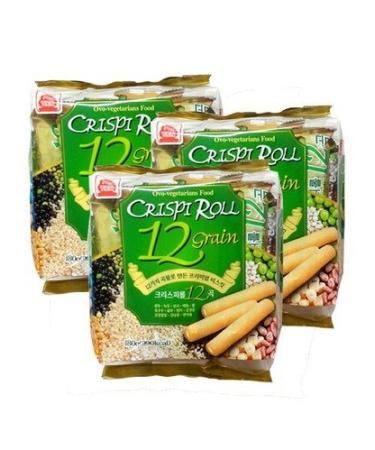 Ovo-Vegetarian 12 Grain Crispi Non-Fried Rolls (18 rolls) 3 Pack