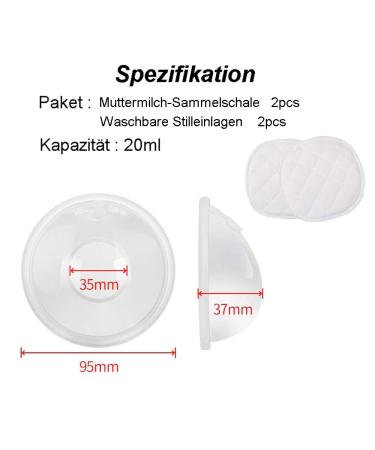 Breast Milk Collection Cups | BPA Free & Reusable | Leak Proof & Ideal for Breastfeeding | 2 Piece Set for Safe Storage - Buy Online on GoSupps.com
