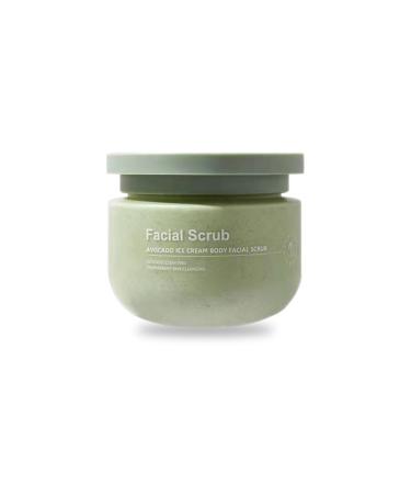 Gel douche exfoliant naturel 250 g corps mains et pieds doux et hydratant convient aux femmes claircissant taille unique vert