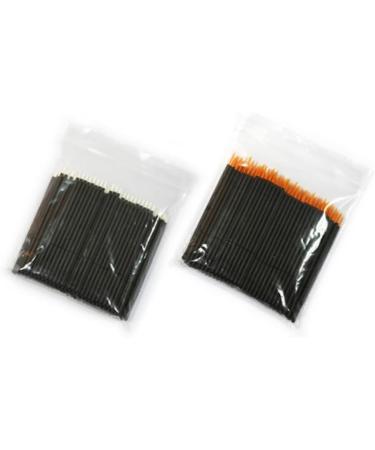 BELLIFFY 100pcs Eye Makeup Tools Eyeliner Smudge Brush Lip Scrubber Tool Eyeliner Applicator Tool 15cmX10cm Black - Buy Online on GoSupps.com