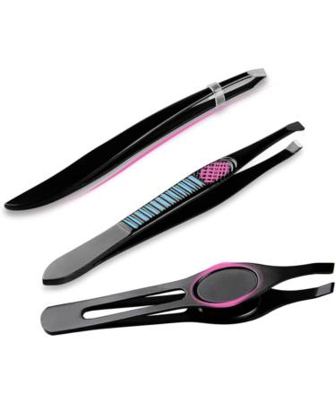 MAGICLULU 2 Sets Eyebrow Makeup Tool Tweezers Eyebrow Plucker Eyebrow Shaping Tool Facial Hair Removal Tool Eyebrow Clips Makeup Kits Metal Eyebrow Banana Clip Stainless Steel Miss - Buy Online on GoSupps.com