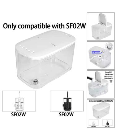 Replacement Parts for Waterflosser Oral Irrigator - Compatible with Waterpik Sonic Fusion SF-02W & SF-02 Reservoir Gasket Valve | Global Shipping Available - Buy Online on GoSupps.com