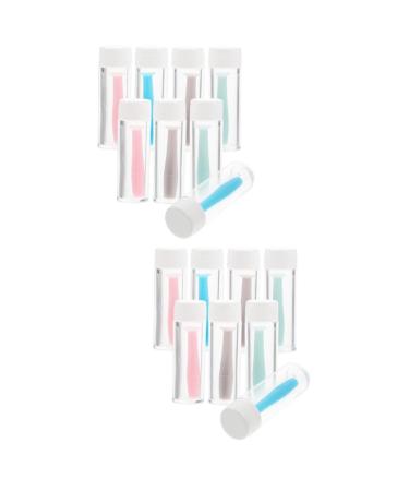 Homsfou 16 StK contact lens suction stab contact lenses wear Safe contact lenses pen travel contact lens-care needs carrier pebbles interchangeable travel