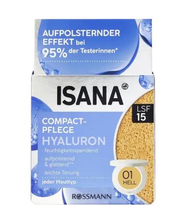 Dirk Rossmann Isana Compact care hyaluronic acid with protection factor 151x15g