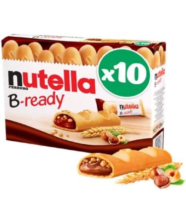  G n rique NUTELLA - B-Ready 220G crispy bars filled with Nutella ideal for a gourmet break at any time of the day - Chocolate cookies and cookies. - Set of 3 - Buy Online on GoSupps.com