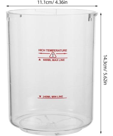 BESTYASH R servoir d'Eau Transparent 240-600 Ml en ABS pour Vaporisateur Vapeur Visage Accessoire de Rechange pour Esth ticiennes et Soins en Spa - Buy Online on GoSupps.com