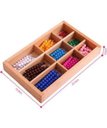 ibasenice kidcraft playset Jewelry kit Toddlers Toys Kids playset Toys for Kids Toy for Kids Bamboo Jewelery Making Beads Craft Beads Kits Colorful Acrylic Beads Beaded Suite Child medium Picture 1 - Buy Online on GoSupps.com