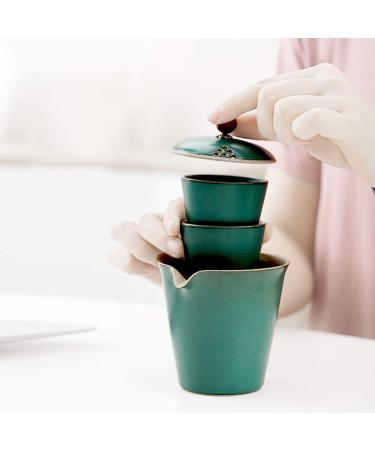 Tea Set Coffee Cup Set Tea Cup Set Tea Set Portable Teapot Ceramic Tea Pot 2 Tea Cup Suitable for Travel Teapot Set Teacup Set - Buy Online on GoSupps.com