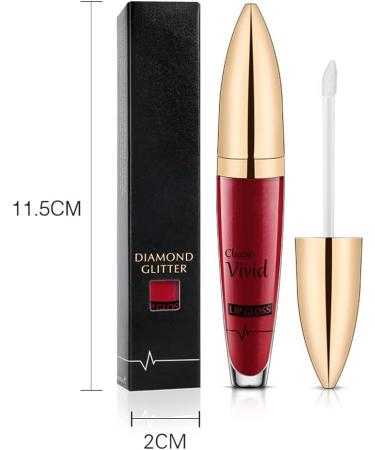  Katutude Metallic Diamond Glitter Shimmer Liquid Lipstick Long-Lasting Waterproof Non-Stick Lip Ink Lip Cup Gloss for Women and Girls Cosmetic Makeup - Buy Online on GoSupps.com