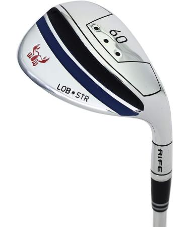 Rife Golf 60 Degree Lob STR Wedge - Right Handed, Steel Shaft, XL Club Face - 35 Inches - Buy Online on GoSupps.com