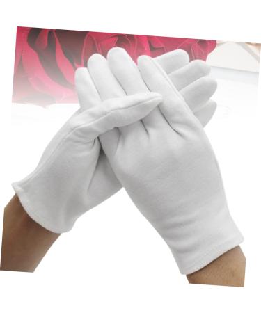 jojofuny 24 Pairs Industrial Honor Guard Gloves Laboratory Gloves Household Gloves Mermaid Party Decorations Parade Gloves Raffia Lampshade Cup Hook Handling Gloves White Spa Work Medical - Buy Online on GoSupps.com