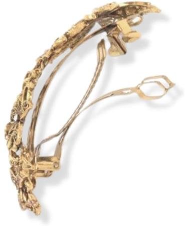 Topkids Accessories Vintage Hair Barrettes for Women Flower Hair Clip Hair Accessories for Women Diamante Hair Clips for Women Bridal Hair Accessories Hair Clips Women (Gold Crystal Flower 10cm) - Buy Online on GoSupps.com