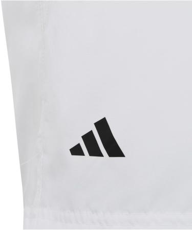 Buy adidas Boys 1/4 B Club 3s Shorts - White | International Shipping Available - Comfortable & Stylish Kids Activewear - Buy Online on GoSupps.com