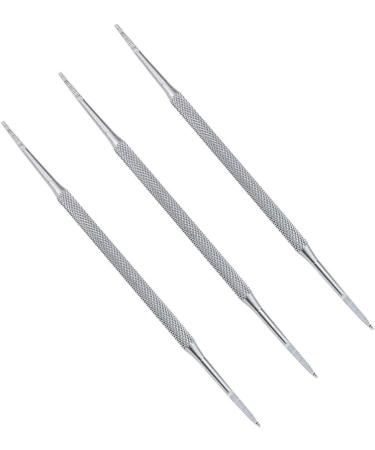 Nail Cleaner Tool 3Pcs Stainless Steel Double Sided Nail Cleaner Pedicure Nail Files Nail Pusher Spoon Cuticle Peeler Scraper Professional Pedicure Tools Nail Sets - Buy Online on GoSupps.com