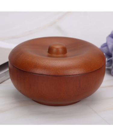 Premium Wooden Shaving Brush Bowl - Perfect Tool for Hairdressing and Grooming - Buy Online on GoSupps.com