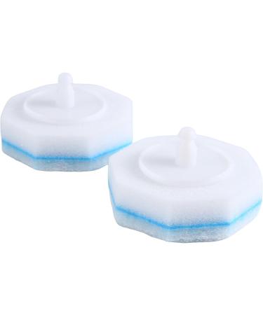 Mkcavne 50 Units Upgraded Toilet Brush White Disposable Toilet Cleaning Compatible Head Refills - Buy Online on GoSupps.com