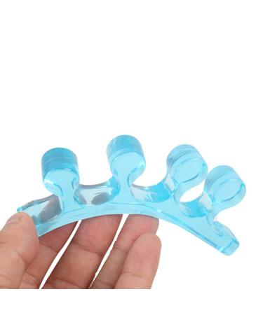 Silicone Toe Separators for Pedicures - 3 Pairs Straightener Spacers for Bunions - Blue Silicone Gel Orthotics for Men and Women - Buy Online on GoSupps.com