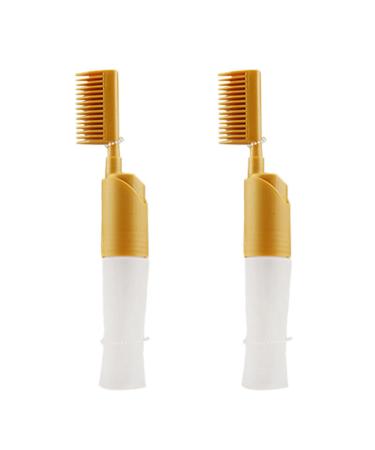 Vadillo 2X Hair Dyeing Comb Hair Dyeing Brush with Bottle DIY Combing Salon Dyeing Baking Oil Brush Hair Dye Tool