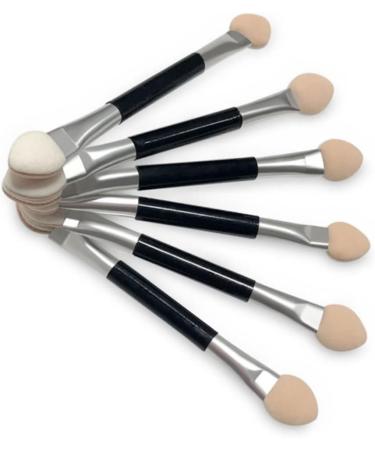 FOMIYES 50pcs Makeup Eyeshadow Disposable Brush Eyeshadow Cosmetic Brush Double Head - Buy Online on GoSupps.com