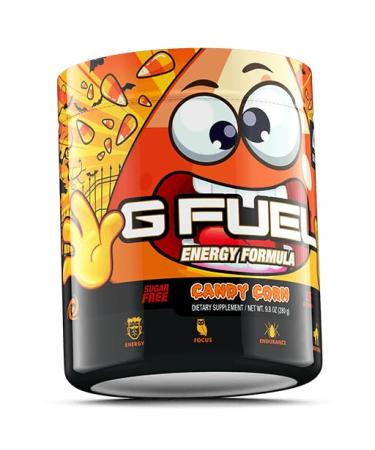G Fuel Candy Corn Flavor Energy Powder 9.9 oz - Boost Your Energy Worldwide | Shop Now - Buy Online on GoSupps.com