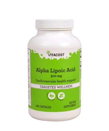 Vitacost Alpha Lipoic Acid - 300 mg - 240 Capsules