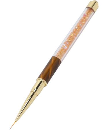 Manicure Liner Pen Nail Rhinestone Picker Dotting Pen Nail Art DIY Decoration Tool for Household Nail Shop (Orange stripes (middle pull cord)) - Buy Online on GoSupps.com