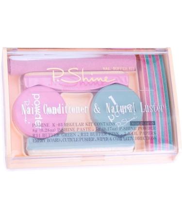 INLAQ P-SHINE Japanese Manicure Set: Traditional Art for High Gloss Finish and Healthy Nails with Premium Nail Care and Natural Materials | Complete Set Full - Set - Buy Online on GoSupps.com