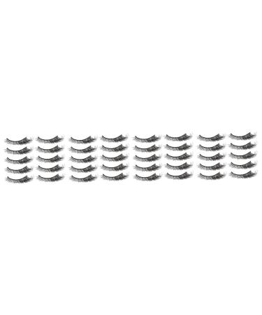 Angoily 4 Boxes Messy False Eyelashes Fluffy False Lashes for Women Natural False Eyelashes Women Fake Eyelashes Natural False Lash Glitter Lashes Miss Halloween Fox Imitation