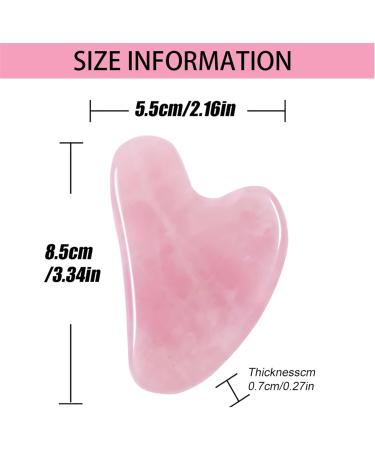 Natural Jade Scraping Board Powder Crystal Heart-Shaped Scraping Sheet Crystal Scraping Board Face Beauty V-Shaped Jade Scraping 1Pcs (Color : Type 5) - Buy Online on GoSupps.com