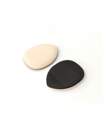 Makeup Sponge Fingertip Small Steamed Buns Puff Finger Air Cushion Mini Puff Concealer Makeup Detail Sponge Water Droplets Fingertip Puff Makeup Sponge Holder(B black)