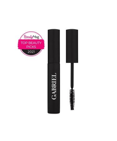 Gabriel Cosmetics Mascara (Black Brown) - Natural, Paraben-Free, Vegan, Gluten-Free | Cruelty-Free, Non-GMO | Volumizing, Water-Resistant Formula - 0.25 Fl Oz - Buy Online on GoSupps.com