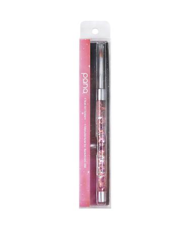 PANA 3D Kolinsky Nail Art Brush - Pink Glitter Handle | Size 5 | Acrylic Nail Sculpture Brush - Professional & Beginner Friendly - Buy Online on GoSupps.com