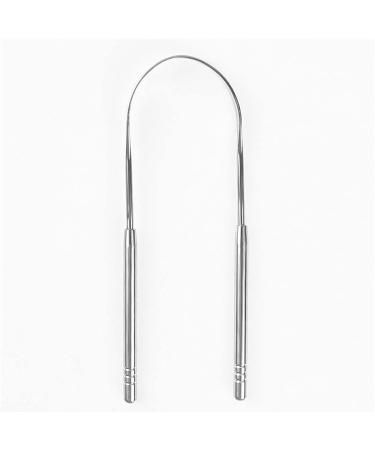 Durable Metal Tongue Cleaning Brush - Portable Food Scraper for Adults | Keep Your Teeth Healthy - International Shipping Available - Buy Online on GoSupps.com