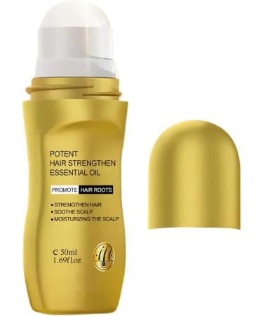 Huile de cheveux Damaged Hair Oil Scalp Oil for Hair Growth Hair Thickening Oil for Men Rollerball Hair Oil for Growth Scalp Oil Hair Moisturizer for Thickening - Buy Online on GoSupps.com