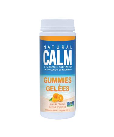 NATURAL VITALITY Orange Calm Magnesium Gummies 120 CT