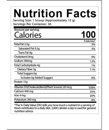 Buy Organic Plant Protein - Ketogenic Protein Powder (Chocolate) with Coconut & Avocado Oils - 440g - Best for Health & Fitness - Buy Online on GoSupps.com