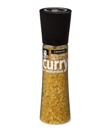 Carmencita Med Sea Salt with Curry to season the tastiest recipes, 355g