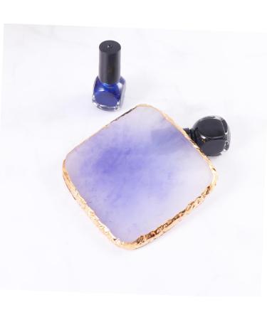 Beavorty 1Pc gel color plate nail color palette nail makeup palette nail display plate resin tools nails tools nail art tools manicure nail implements resin paint painted Nail set purple 9X9cm Purple - Buy Online on GoSupps.com
