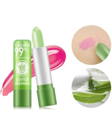 LZPCarra Moisturising Discolouration Waterproof Aliin Temperature Lip Balm Long Lipstick Butter (Green One Size) 1 count (Pack of 1) Green - Buy Online on GoSupps.com